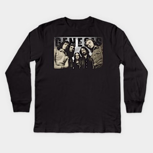 Peter Gabriel's Genesis Legacy - Honor the Iconic Frontman on a T-Shirt Kids Long Sleeve T-Shirt